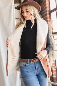 WESTERN FAUX SUEDE WINTER VEST