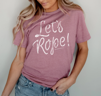 Let's Rope Distressed Graphic tee