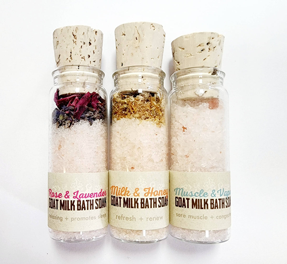 Goat Milk Bath Soak Vial