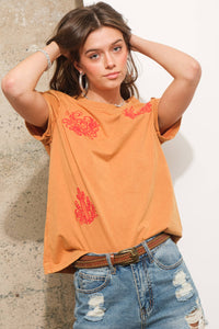 Provo Embroidered Graphic T Shirt