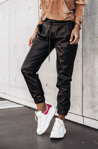 Hardin Faux Leather Joggers