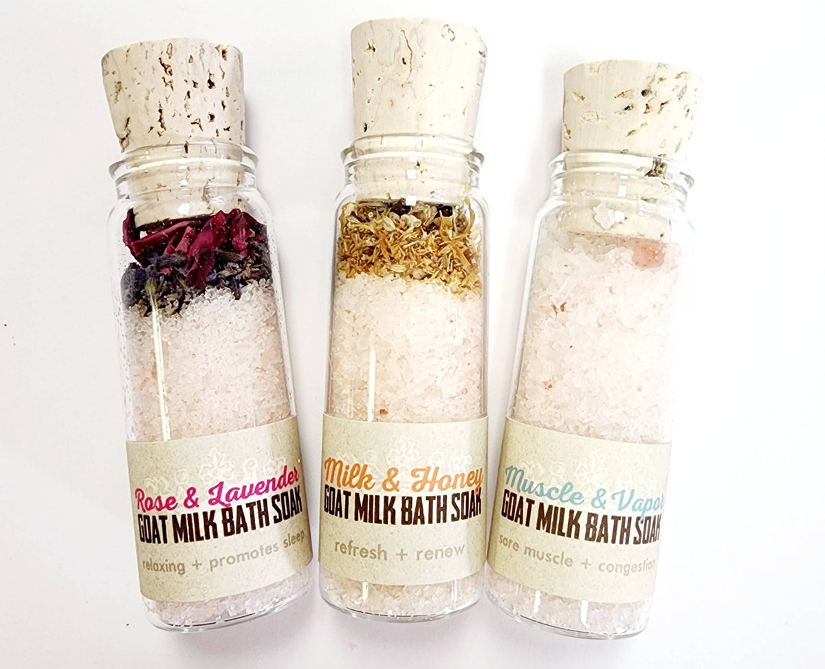 Goat Milk Bath Soak Vial