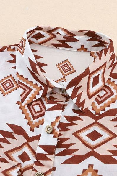 Lipan Aztec Button Down