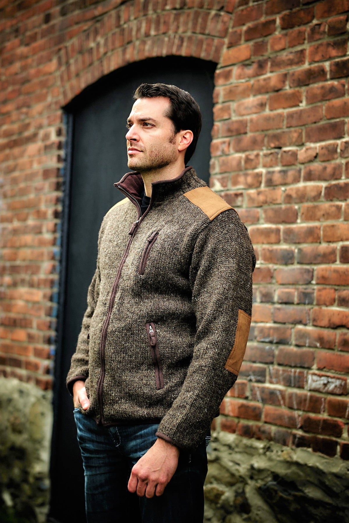 Oxford - men's wool knit jacket